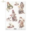 retro, vintage, kobieta, dama, moda, kapelusz, pies, psy, piesek, pieski, R698, woman, lady, fashion, hat, dog, doggie, Frau, Dame, Mode, Hut, Hund, Hündchen, mujer, dama, moda, sombrero, perro, perrito